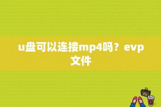 u盘可以连接mp4吗？evp文件