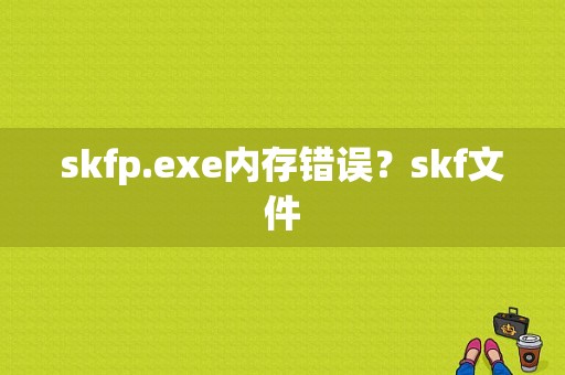 skfp.exe内存错误？skf文件