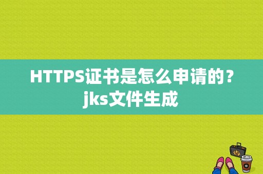 HTTPS证书是怎么申请的？jks文件生成-图1