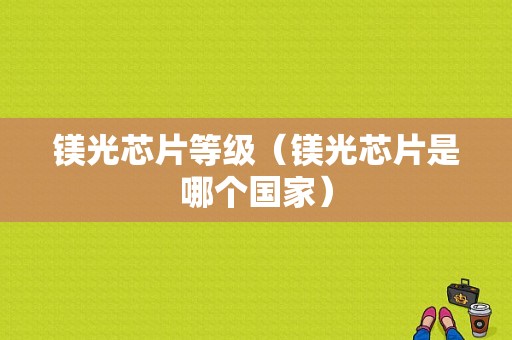 镁光芯片等级（镁光芯片是哪个国家）