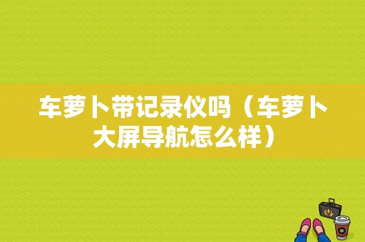 车萝卜带记录仪吗（车萝卜大屏导航怎么样）