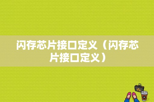 闪存芯片接口定义（闪存芯片接口定义）