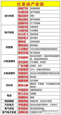 比亚迪生产芯片（比亚迪汽车芯片供应）