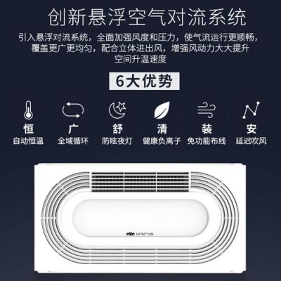 智能型全自动负离子器浴霸(浴霸带负离子净化有什么作用)-图1 智能型全自动负离子器浴霸(浴霸带负离子净化有什么作用)-图1