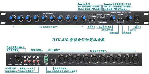 8路智能混音器(混音器说明书)-图2 8路智能混音器(混音器说明书)-图2