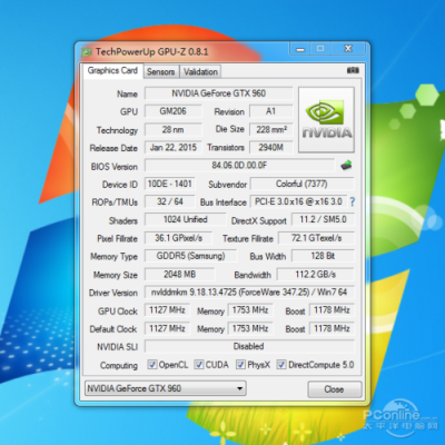 显卡芯片gtx960（显卡芯片上面的字母和数字）